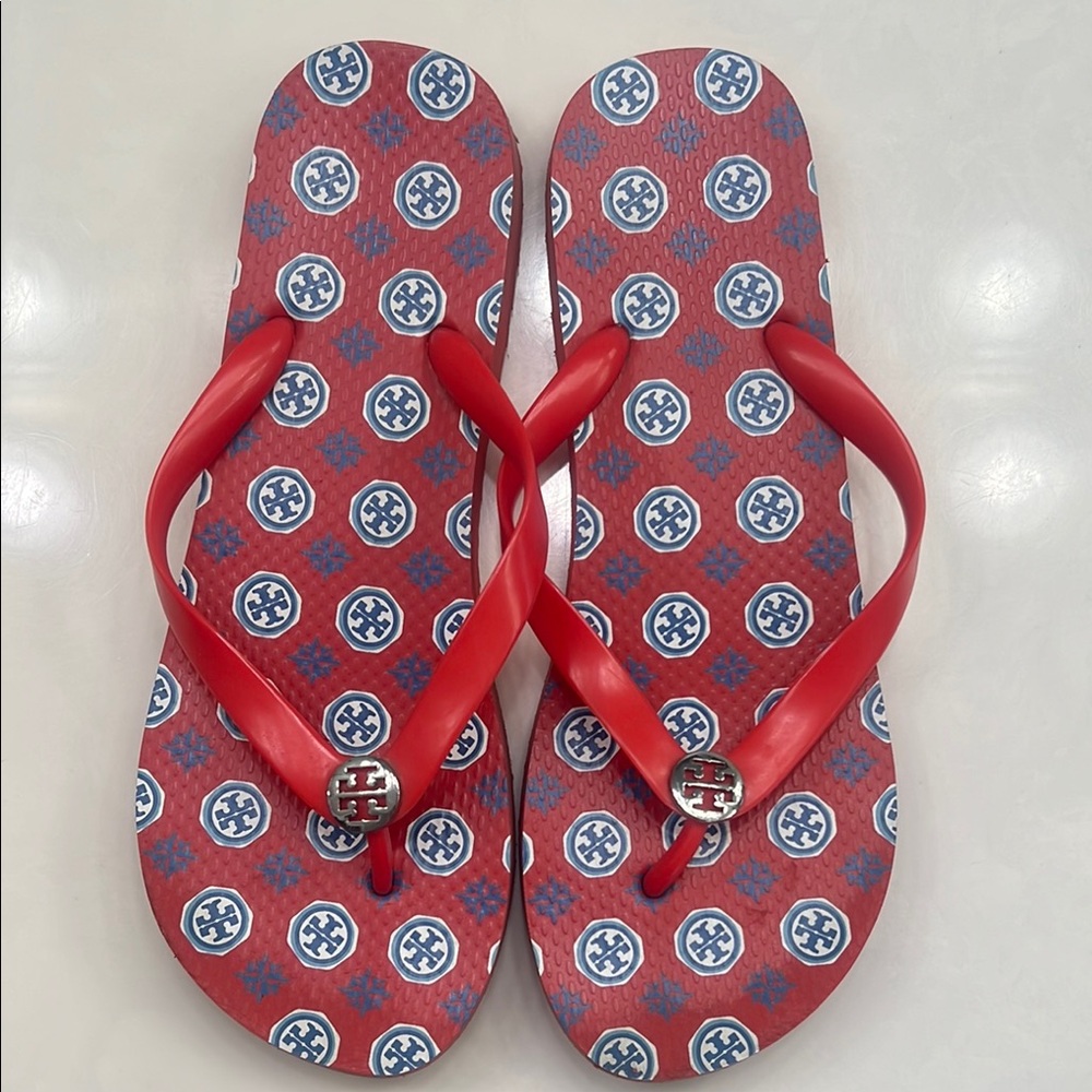 Tory Burch Woman’s Red Flip Flops